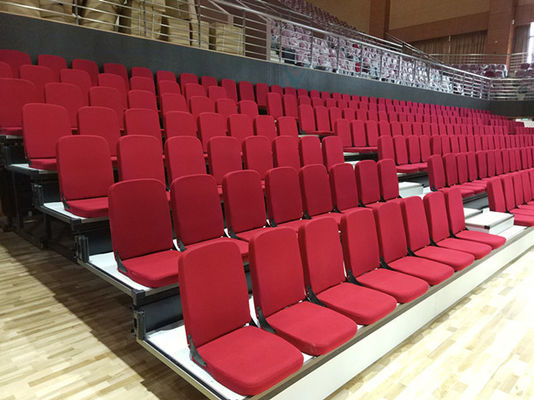 Tribuna telescopica della disposizione dei posti a sedere del Bleacher del cuscino molle dell'OEM che mette punto a sedere di W900mm